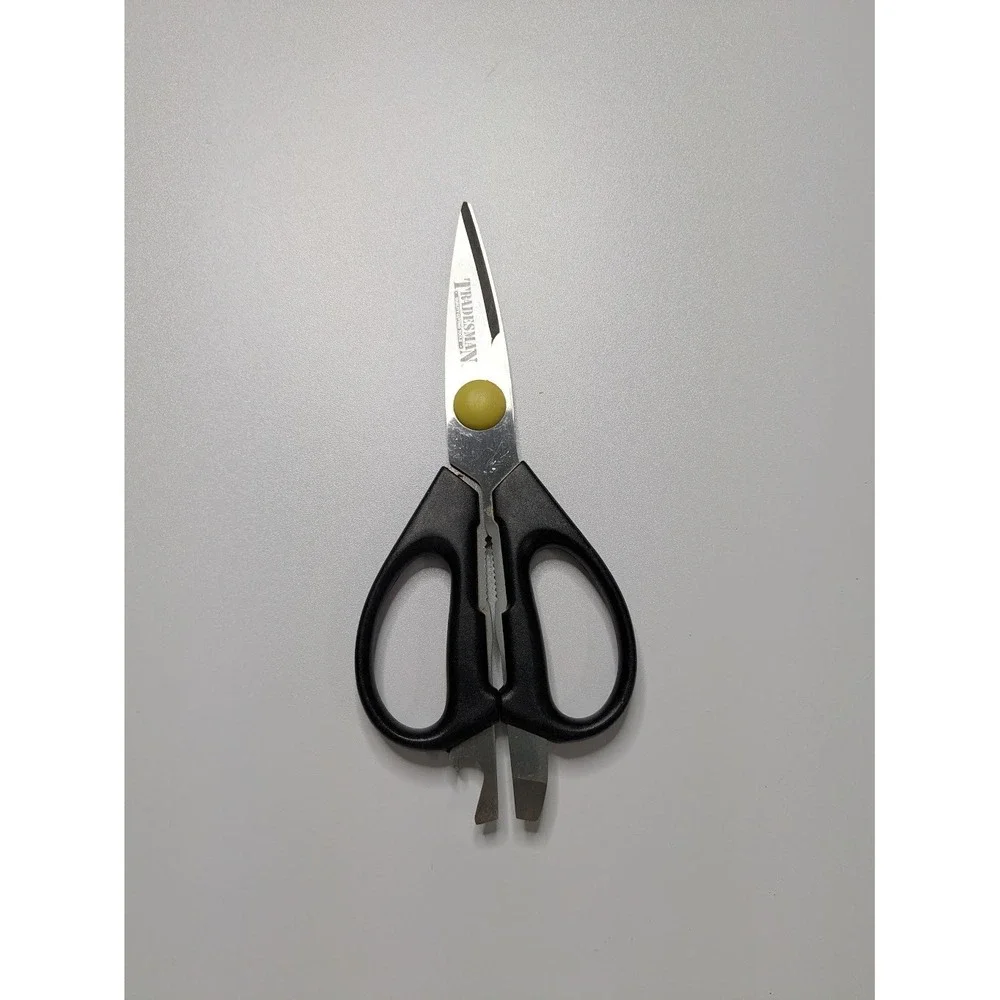 Kitchen Shears Tradesman OS Black Multi-Tool Stainless Steel Cutting Tools